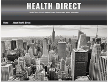 Tablet Screenshot of healthdirect.co.uk